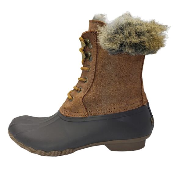 Sperry Top-Sider Women's Leather White Water Rain Boot, size 8 - Picture 2 of 8